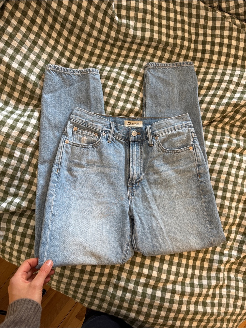 Madewell The Perfect Vintage Jean Light Blue Classic Straight Jeans